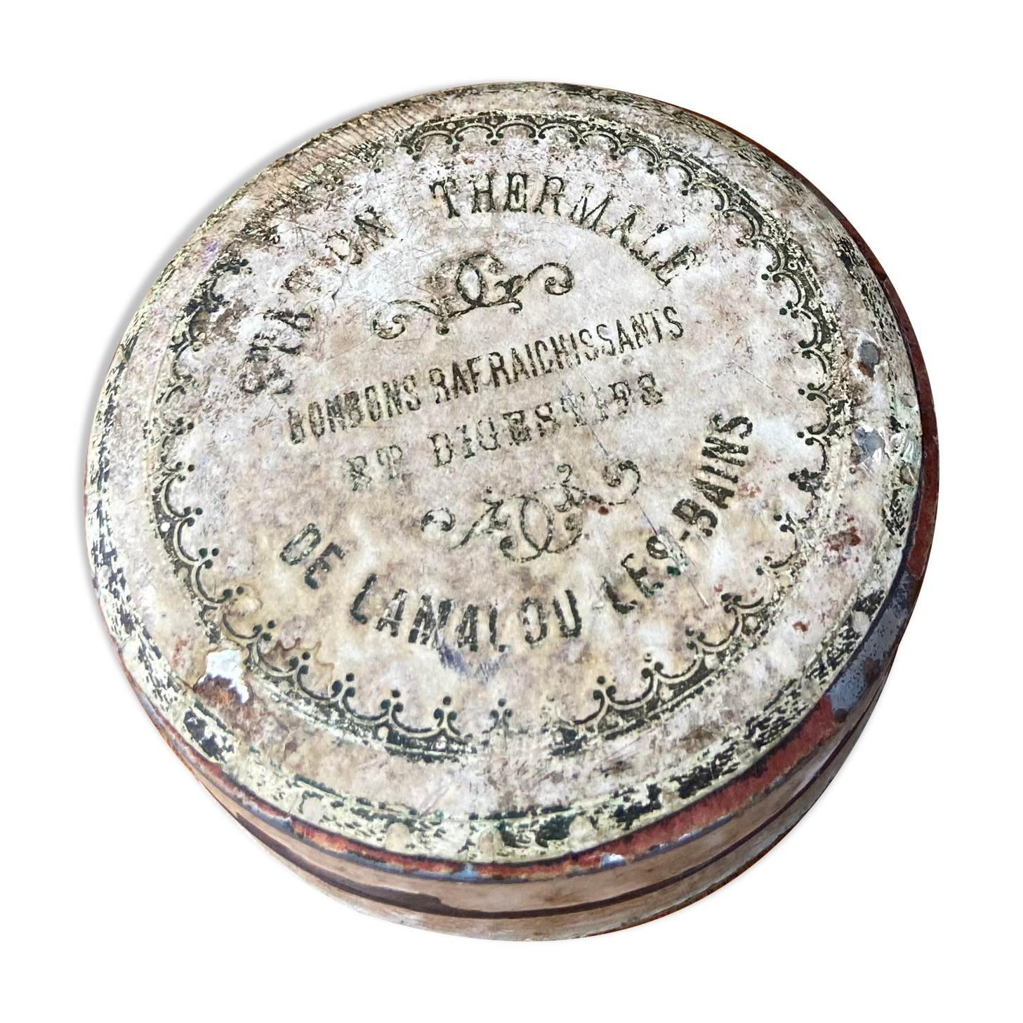 Vintage metal box "thermal soap"