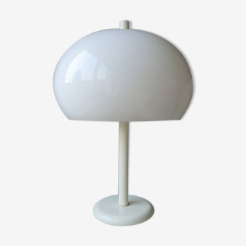 Lampe de table champignon 70 ans, l’âge de l’espace blanc