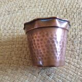 Set de 2 cache pots en cuivre