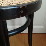 Black bistro seating cannage