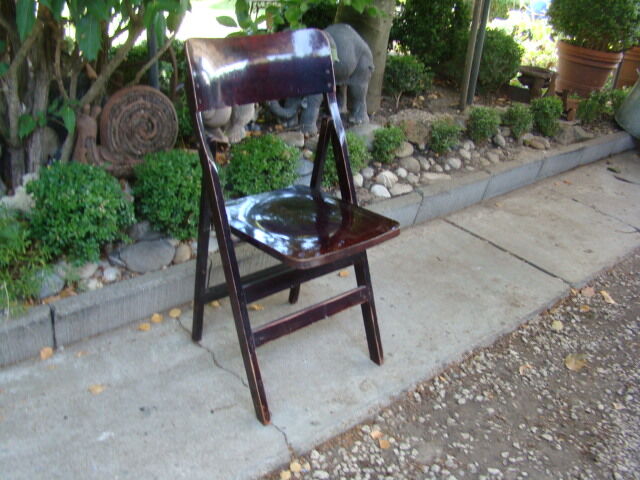 Antique folding chair