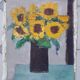 Peinture de Nagao Usui : "Les tournesols"