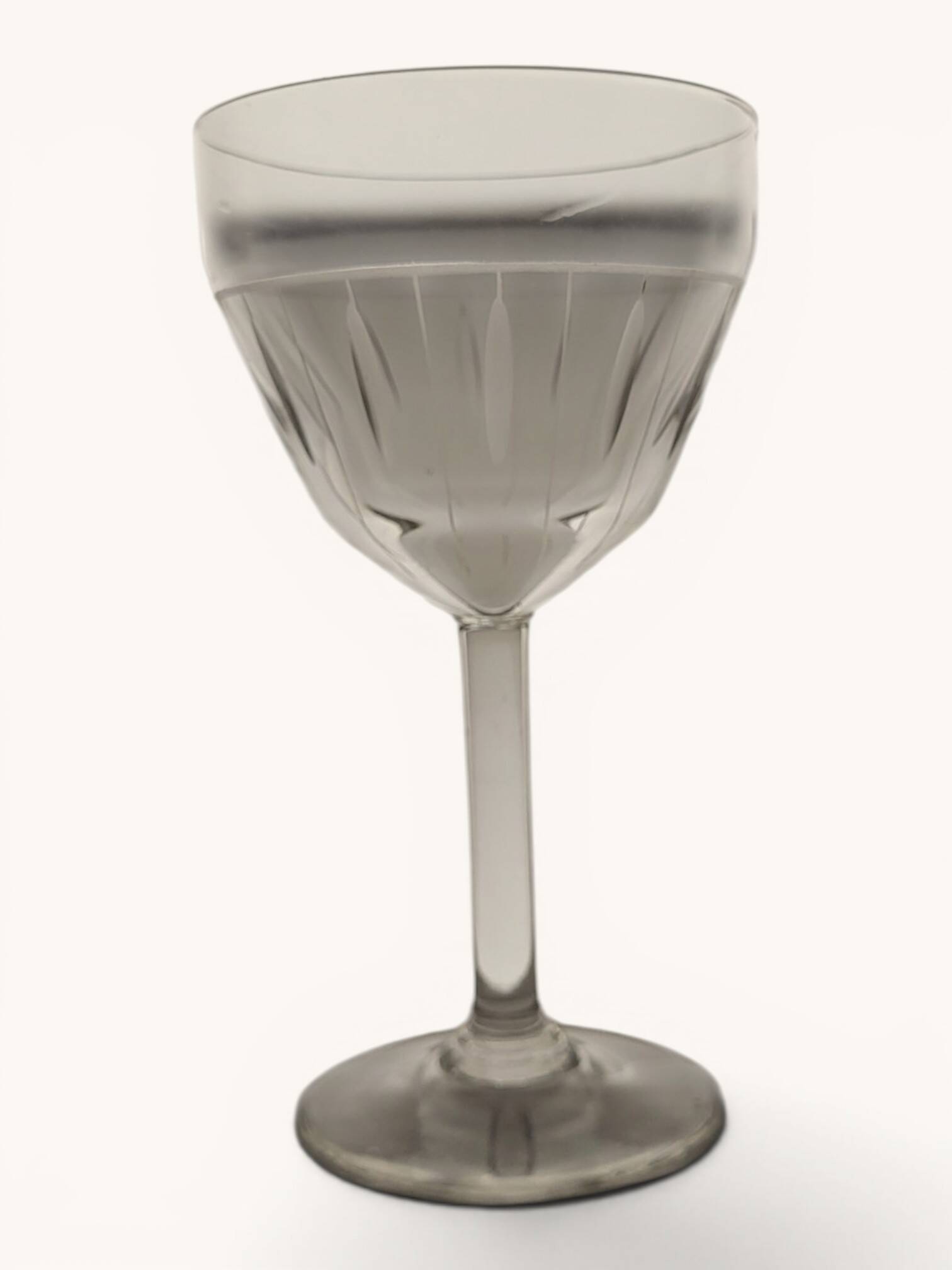 6 Art Deco water glasses