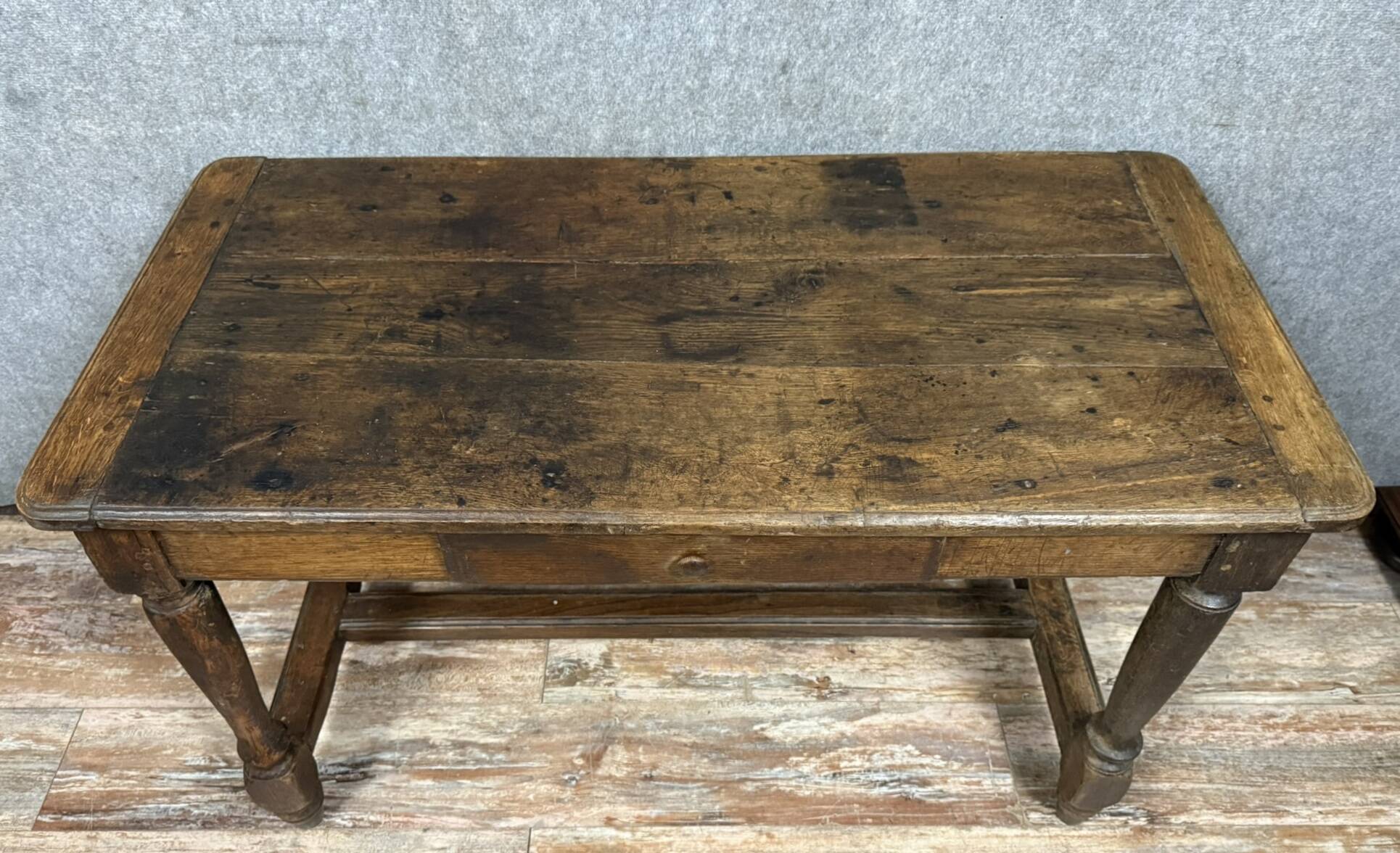 Louis XIII period desk in solid wood