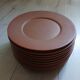 12 large flat plates Molin / Charolles