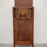 Antique wooden gramophone sideboard Art Deco France 1950