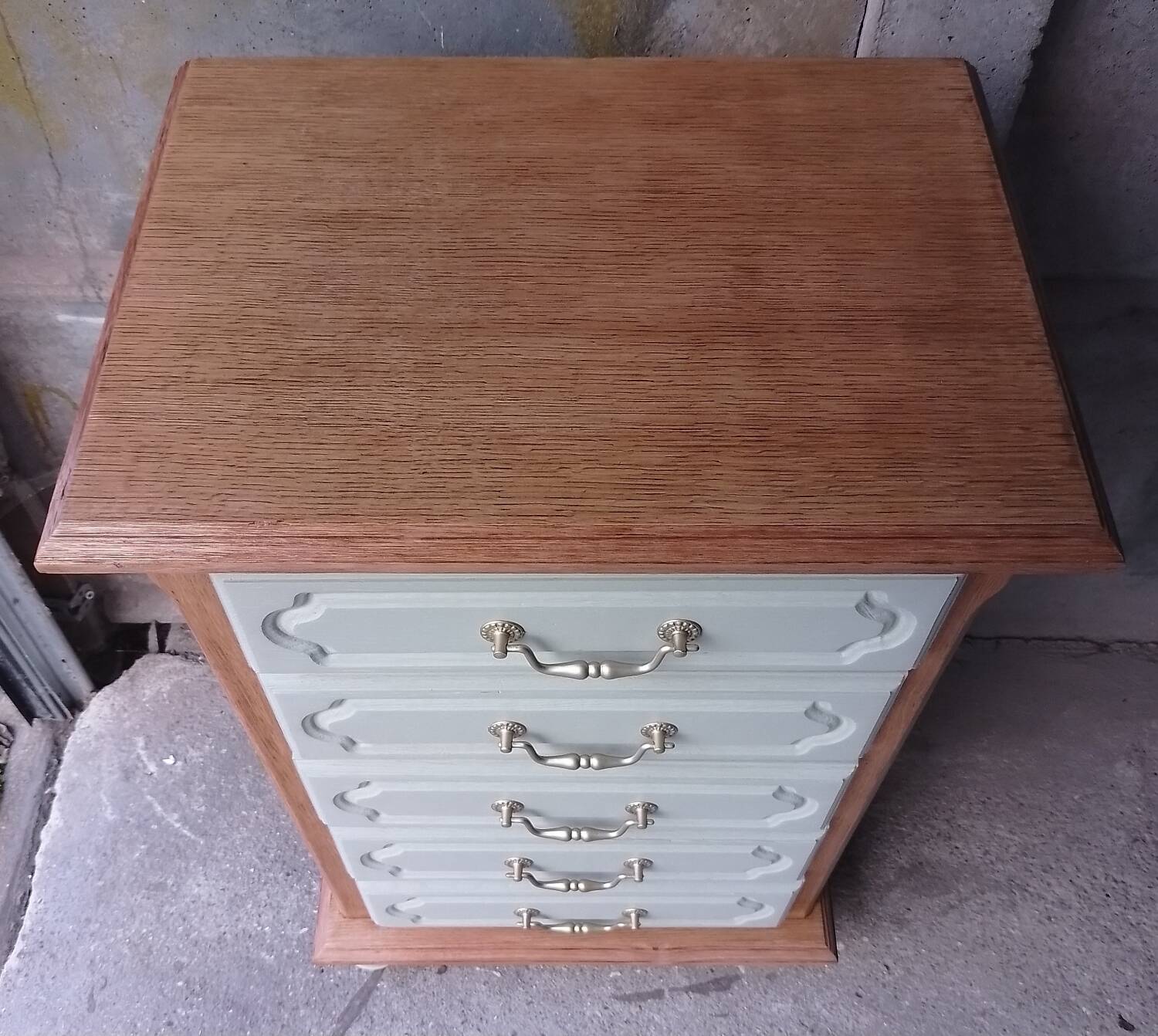 Restored vintage chiffonier