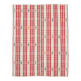 Turkish Handmade Vintage Anatolian Kilim 196 cm x 258 cm