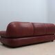 3 seater vintage leather sofa mobil girgi 1970s