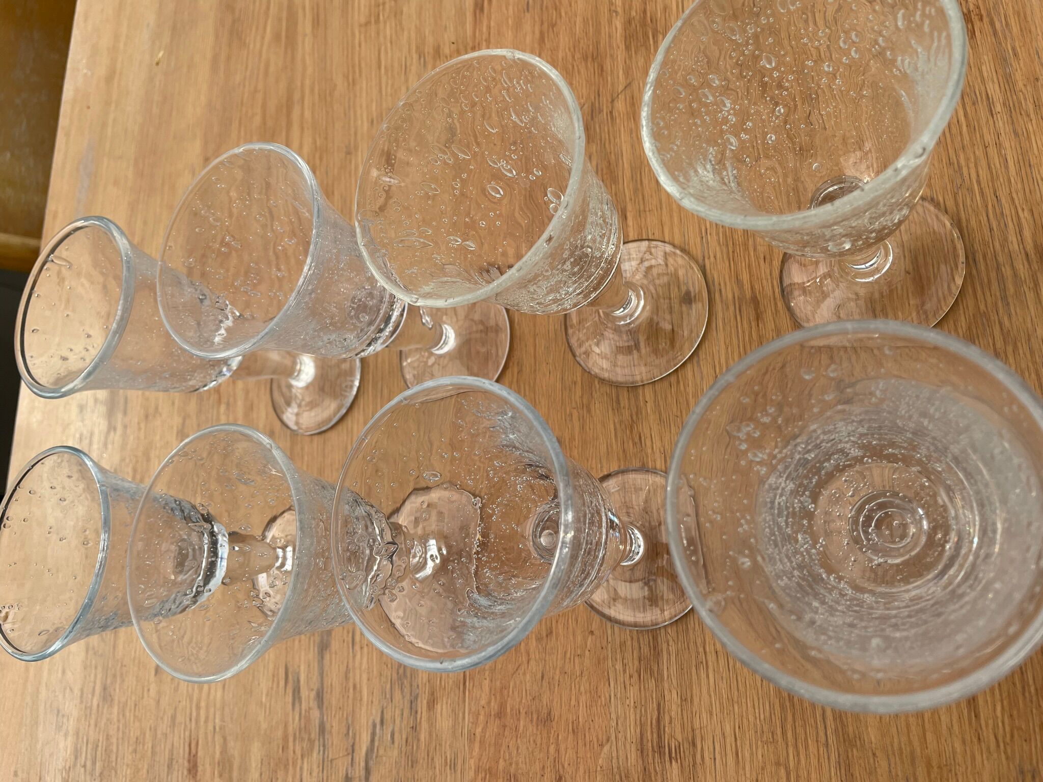 Glass of biot wine glass