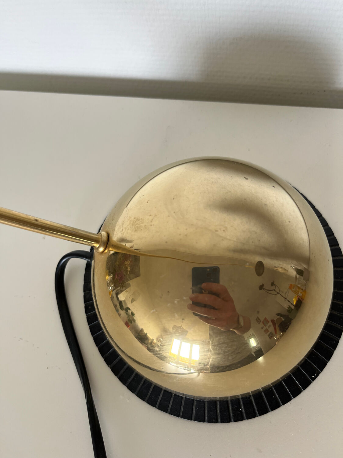 Vrieland lamp in brass