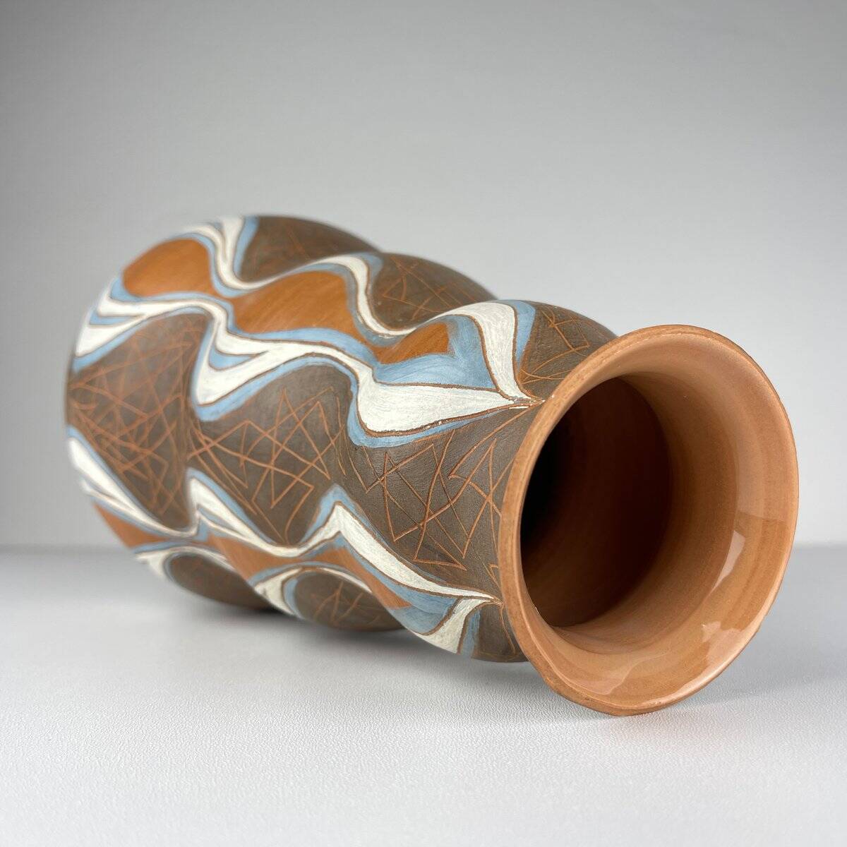 Vintage ceramic vase, Italy, 1974