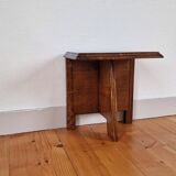 Bedside table or end of sofa Italian brutalism wood