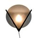 Lacri design - Space Age - wall lamp - glass - metal - post modern - 80's