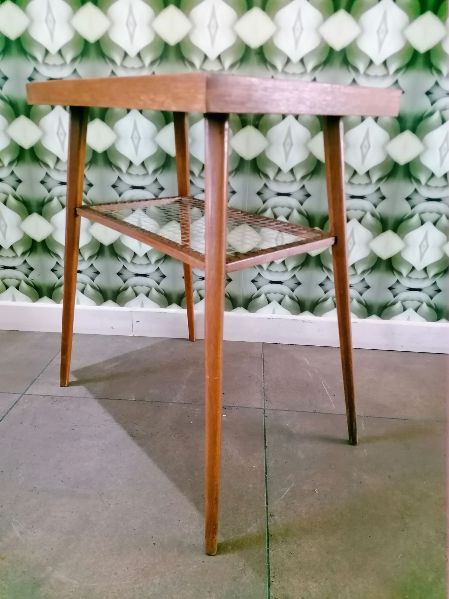Table basse vintage, d'appoint, tchèque, Dřevopodnik Holešov