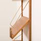 Scandinavian vintage shelving unit in oak, 1960s