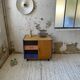 Meuble commode colorée années 60