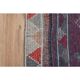 Rainbow Colorful Turkish Vintage Handmade Wool Runner Rug 86x358