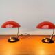 Mid-century minimalist table lamps by Josef Hurka for Drukov, Brno, set of 2.