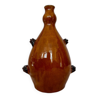 Large ceramic jug with 4 handles, Dieulefit Caves