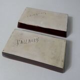 Vintage ceramic cups signed vallauris