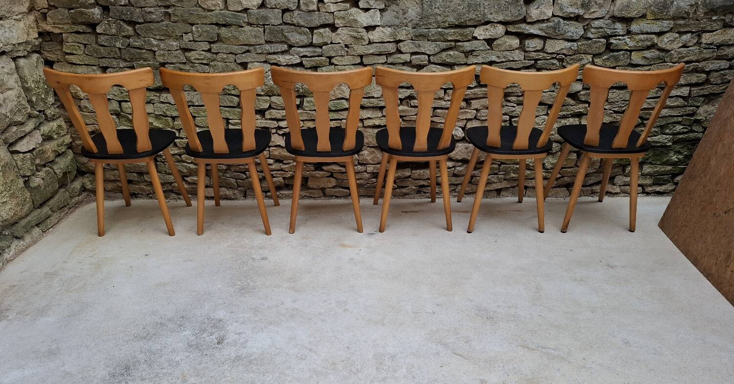 Set of 12 bistro chairs