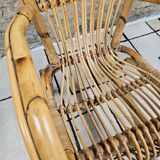 Bamboo rocking chair 1950
