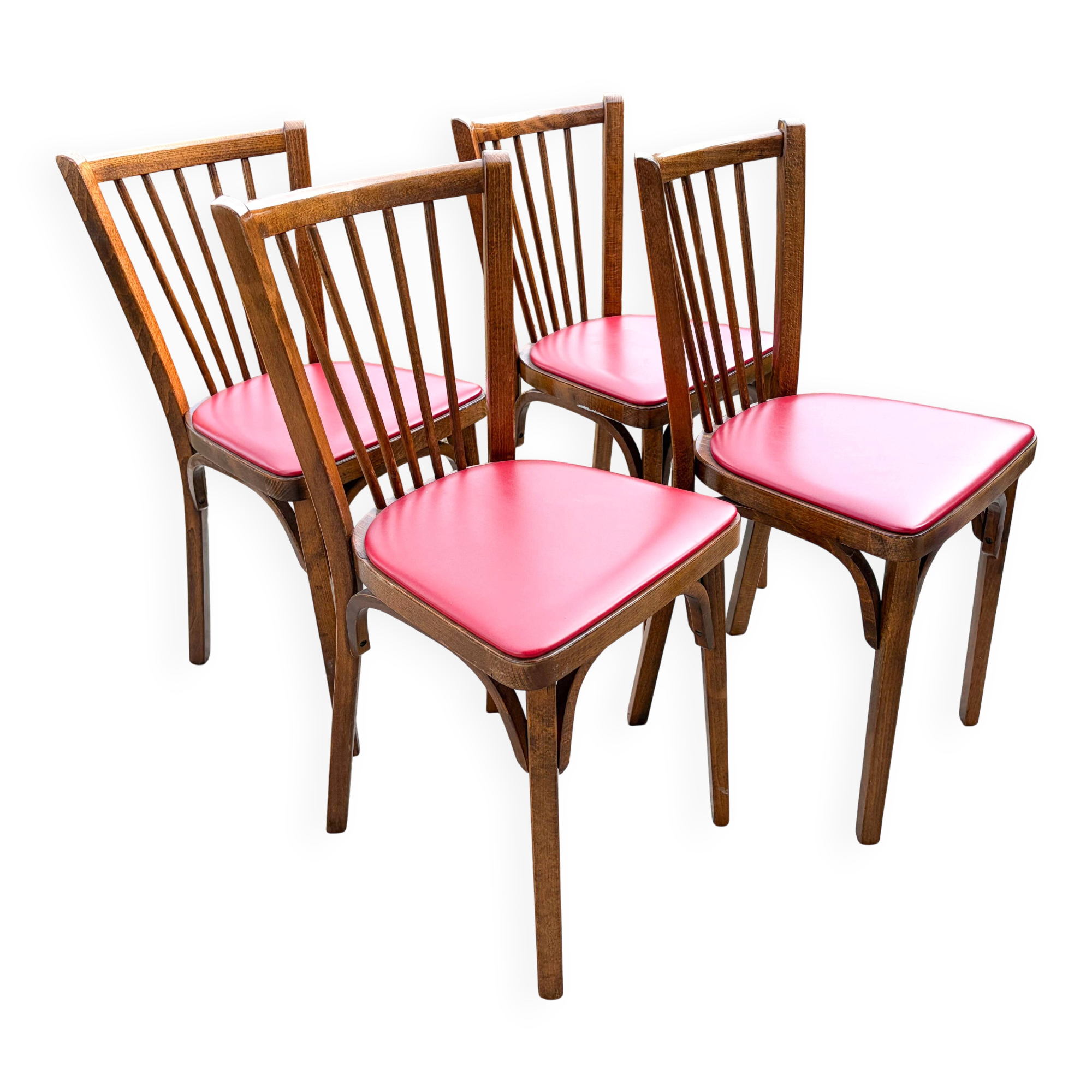 Set of 4 Baumann bistro chairs