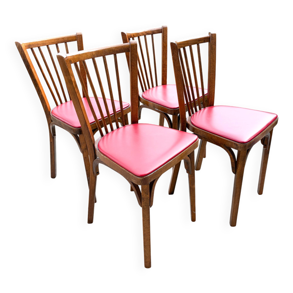 Suite de 4 chaises bistrot Baumann