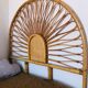 Rattan bed headboard - bamboo