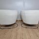 Fauteuils Chromés par Jindrich Halabala, Set de 2