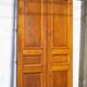 Double old door, old wooden door, large vintage door