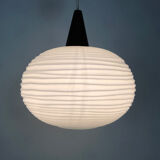 Scandinavian suspension teak and opaline, 1960 Denmark