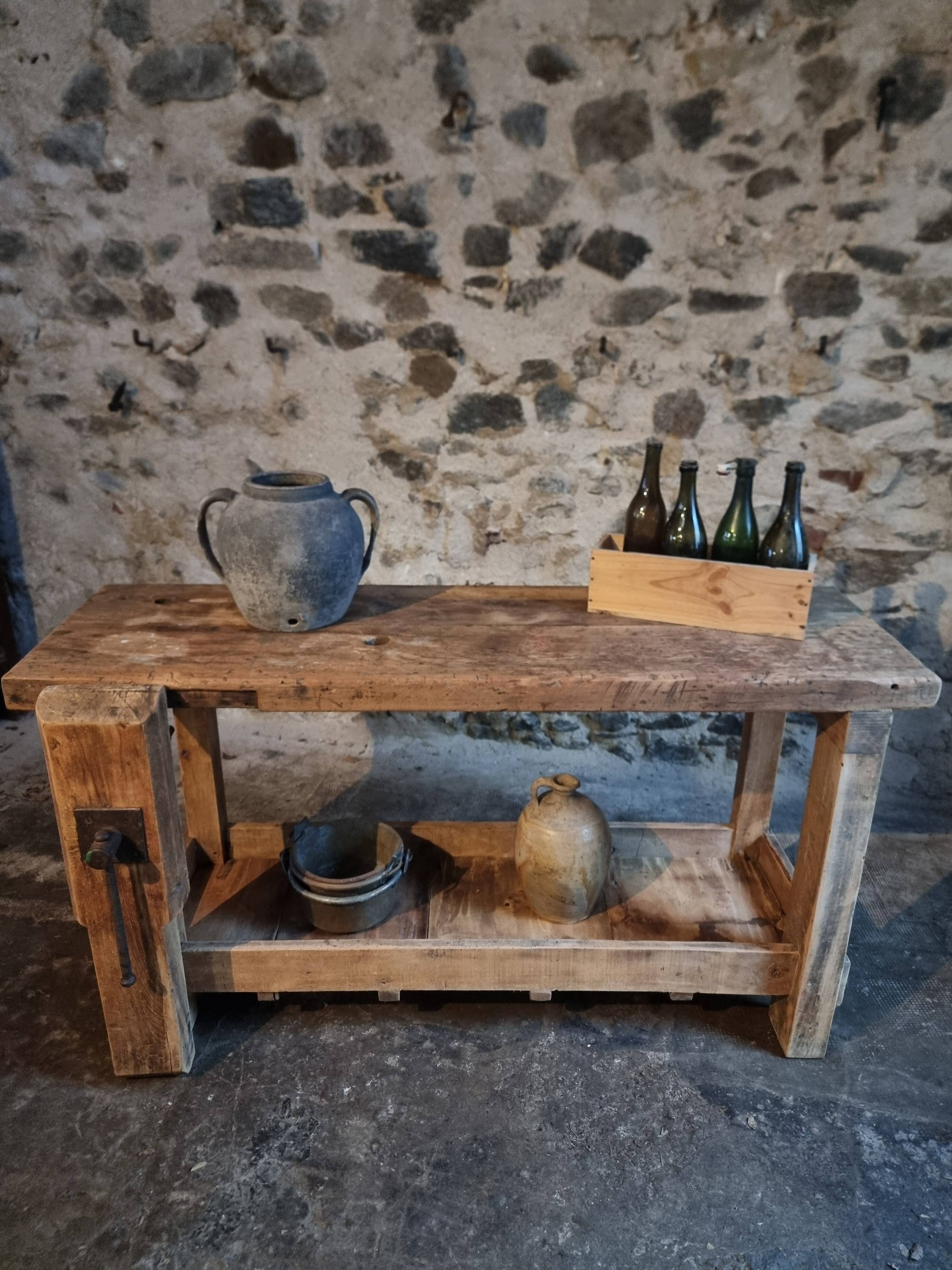Antique oak sideboard – France 1920s–1930s – 150 cm