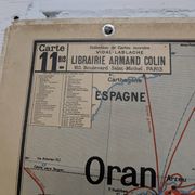 Vidal Lablache school map - Algeria and Tunisia