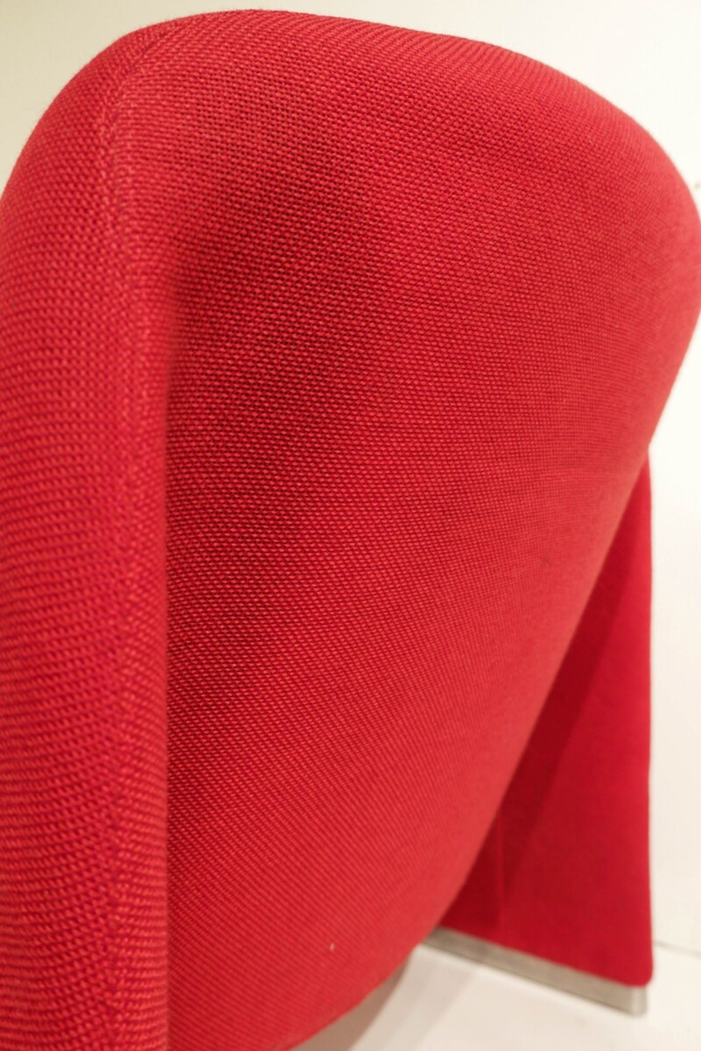 Red Alky armchair by Giancarlo Piretti to Castelli Italy 70s