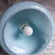 Vetri murano venini 1960/1970 vintage blue glass lamp