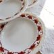 4 vintage deep plates L'Amandinoise Carnac