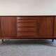 Modernist teak sideboard by Arne Vodder for Dyrlund 50s/60s