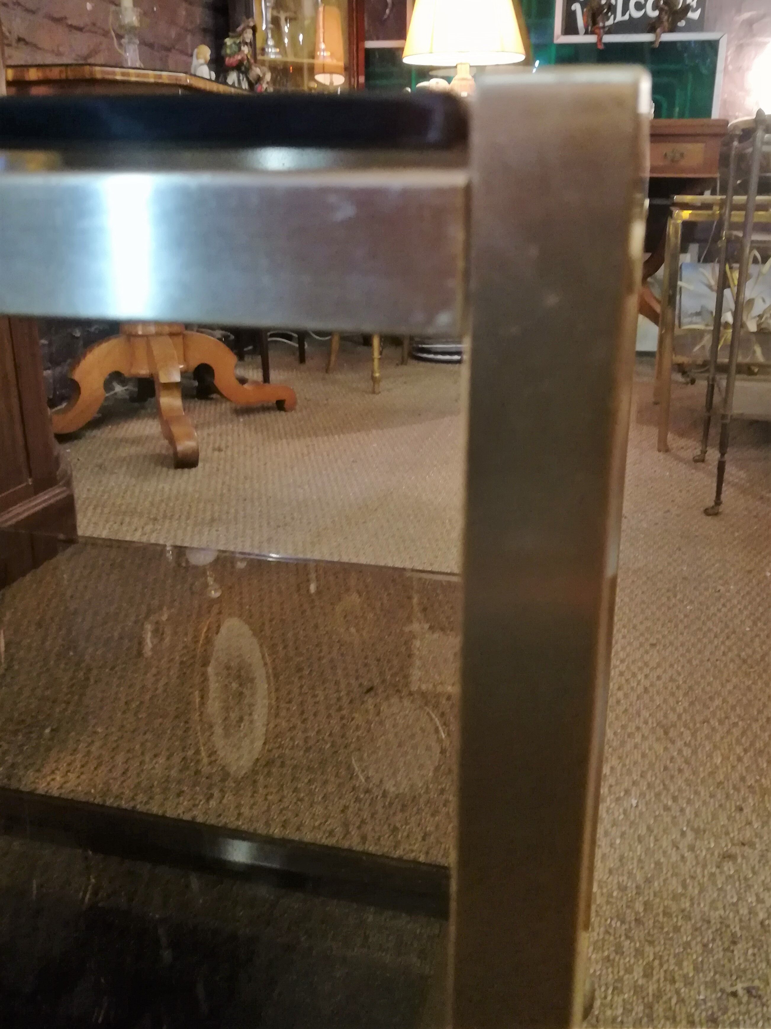 Brass serving table 1970