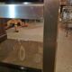 Brass serving table 1970