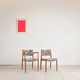 Set of 8 chairs models 80 and 65 by Niels O. Møller, Denmark, 1960s.