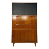 1960s Vintage Mid-Century Danish Three-Piece Teak Cabinet