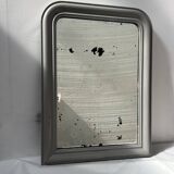 Louis Philippe mirror in wood and patinated stucco, 19th century