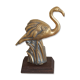 Pink flamingo in bronze