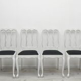 Stylish Ludwik table + 6 chairs. After professional renovation.