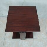 Art Deco side table in macassar ebony
