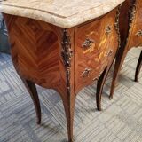 Pair of Louis XV style bedside tables