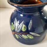 Glazed earthenware pitcher