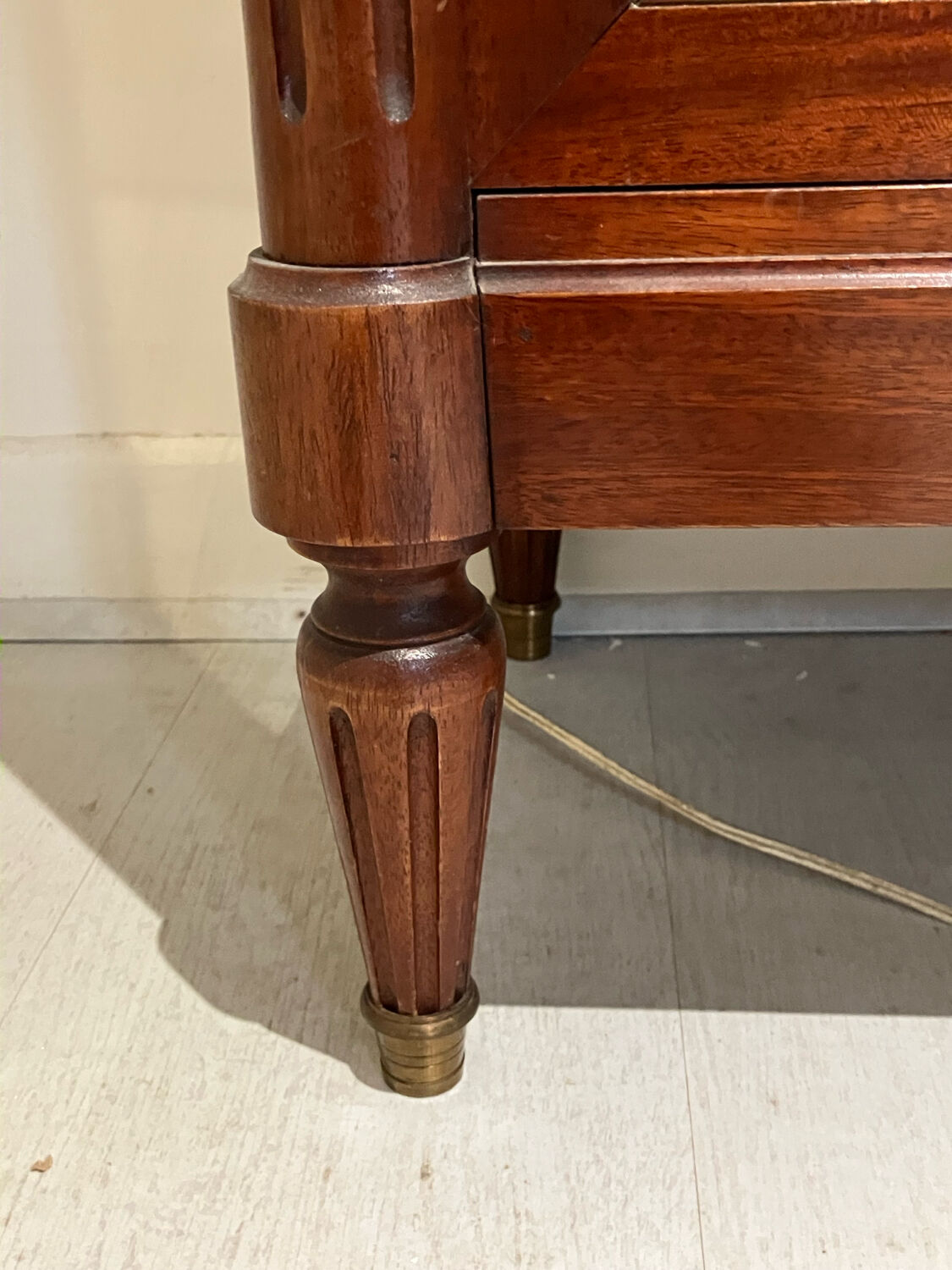 Directoire style display cabinet